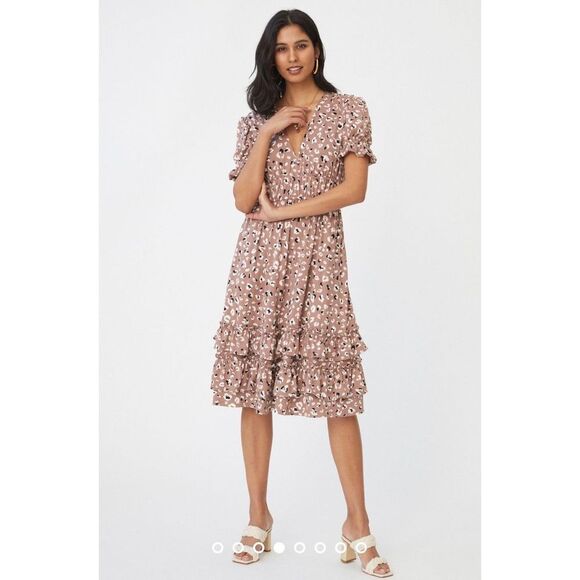 Anthropologie x Hutch Ria Ruffled Dress Size 1X - Picture 2 of 10